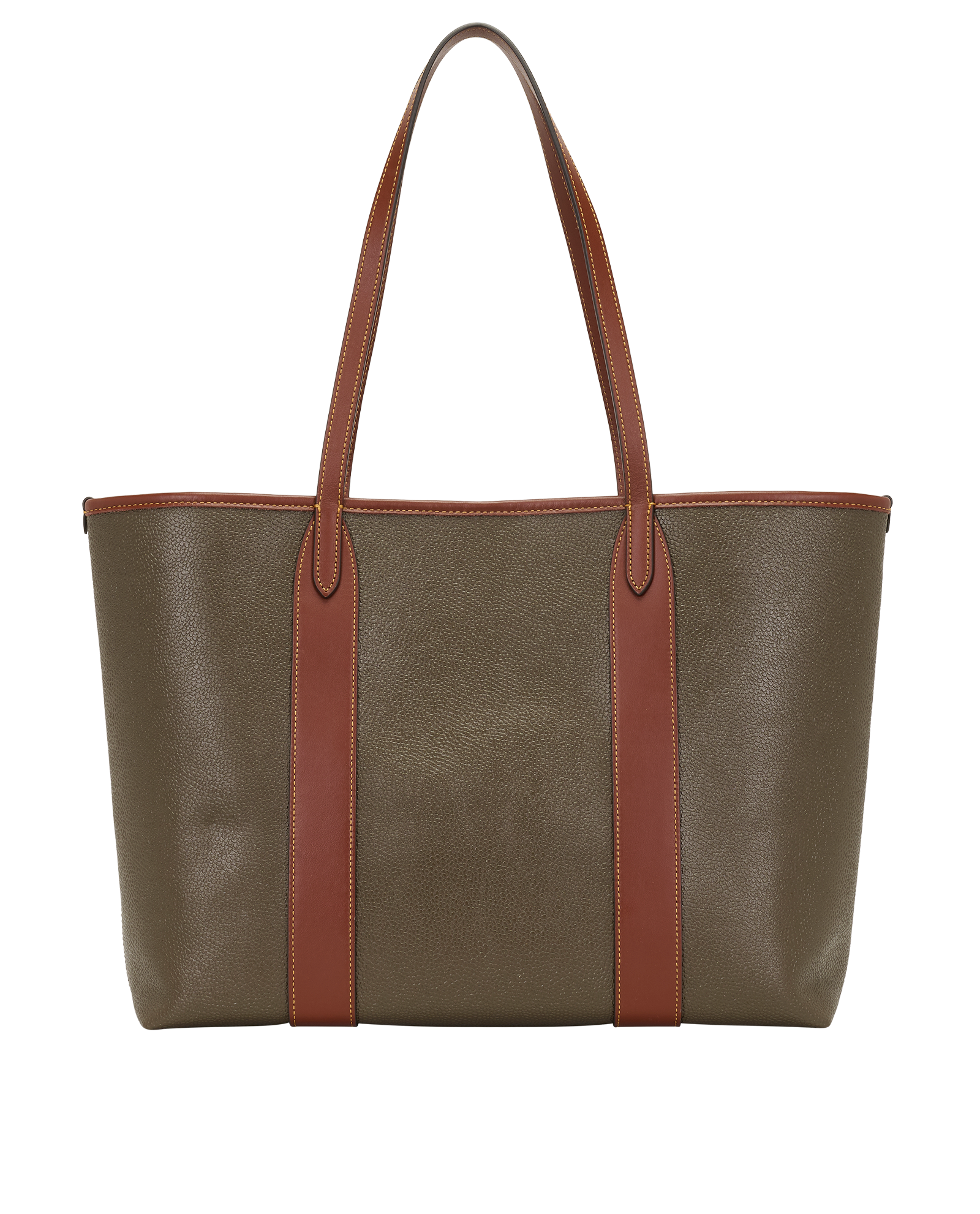 Bayswater Tote, &pound;550, Handbags, Brown, Canvas, Back view